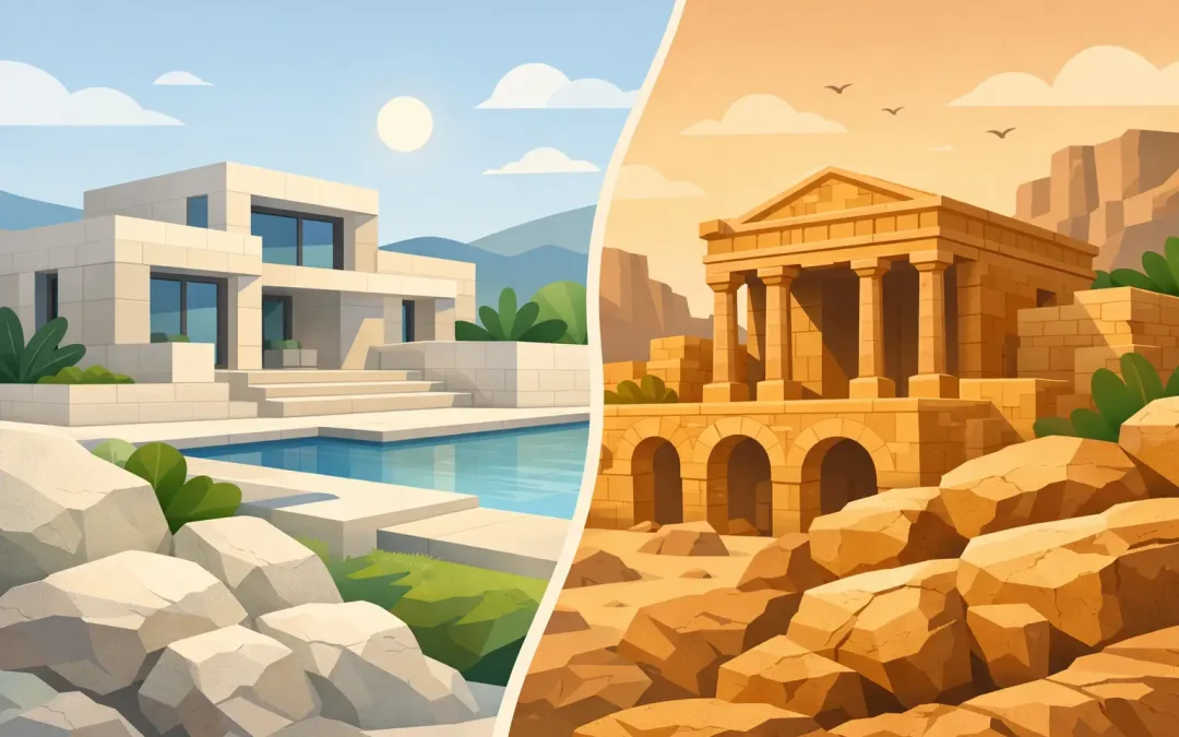 Limestone Versus Sandstone for Lasting Design