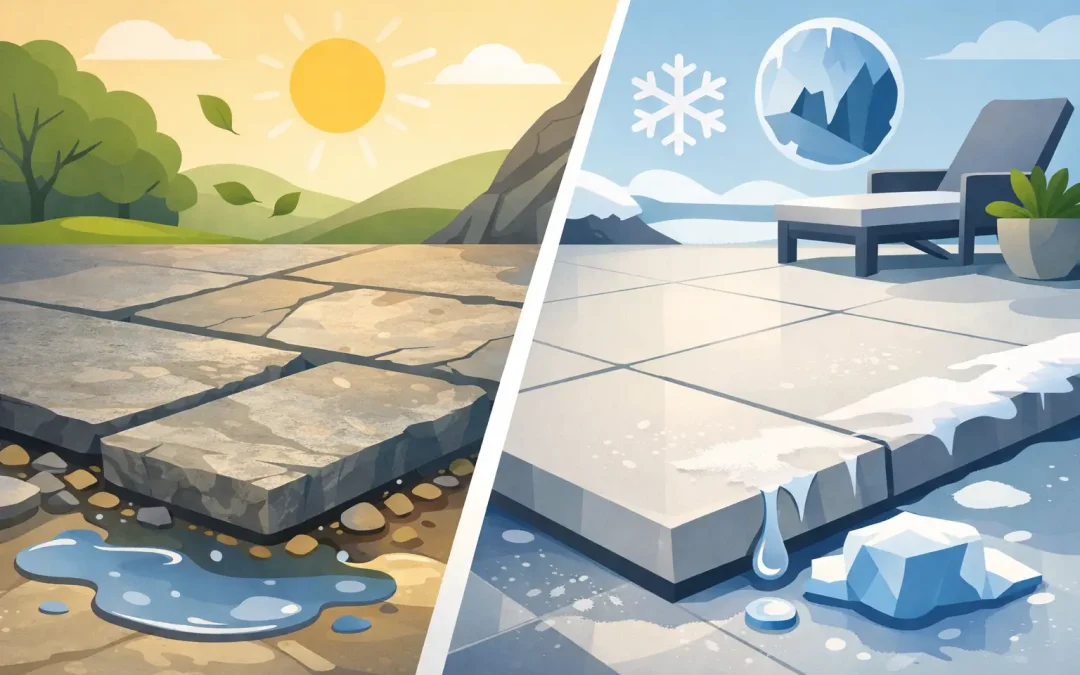 Stone Versus Porcelain Paving: What Lasts?
